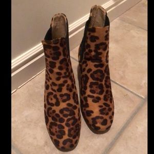 ASOS leopard boots